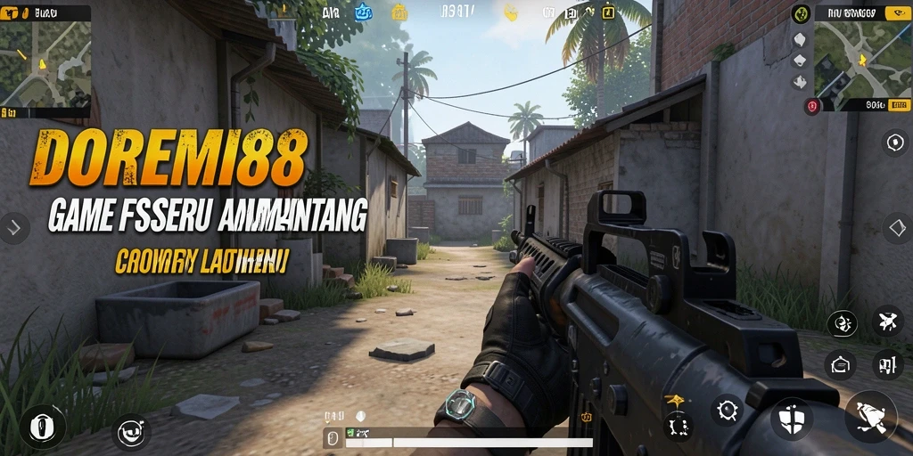 Tampilan gameplay DOREMI88 dengan aksi FPS yang mendebarkan.
