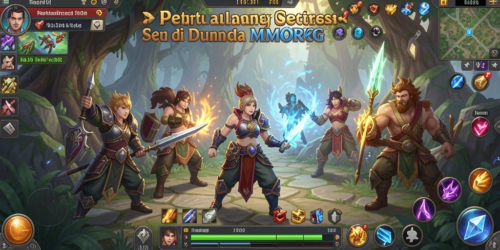 Gameplay menakjubkan di dunia MMORPG F08 yang penuh petualangan.