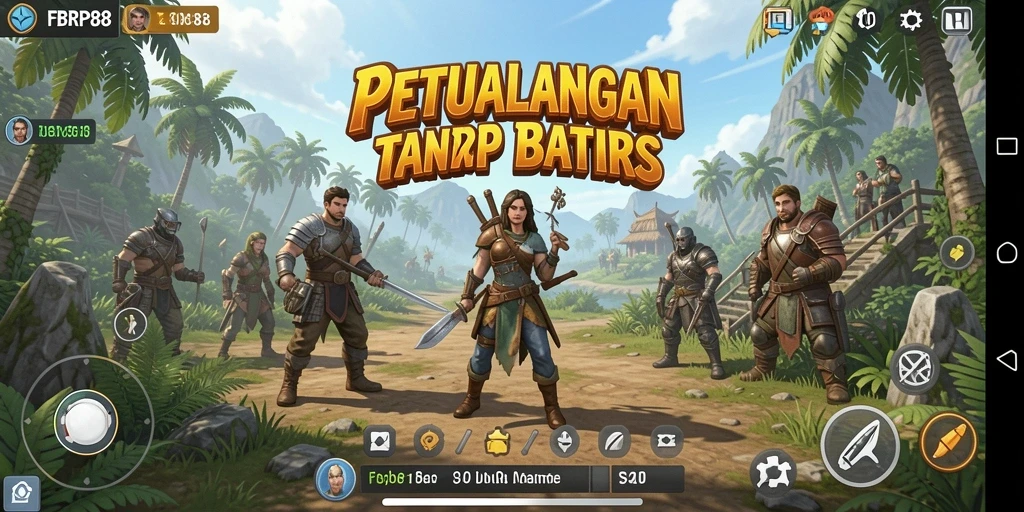 Tampilan menarik dari gameplay Open World di FBRP88.