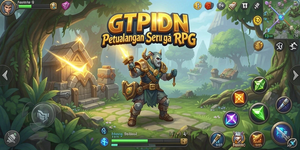 Gameplay RPG seru dan mendalam dalam GTPIDN ditampilkan dengan grafis menawan.