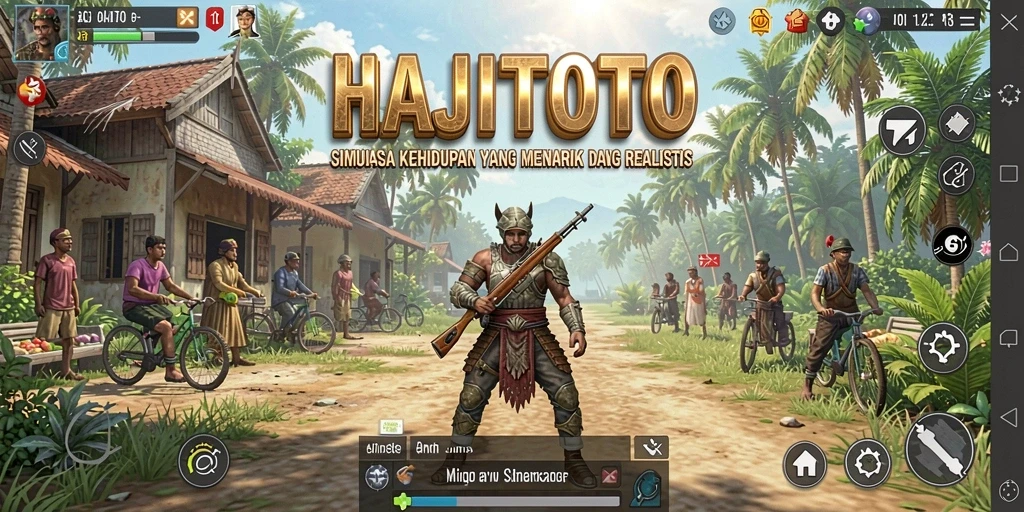 Tampilan gameplay menarik dari HAJITOTO yang menunjukkan interaksi karakter.