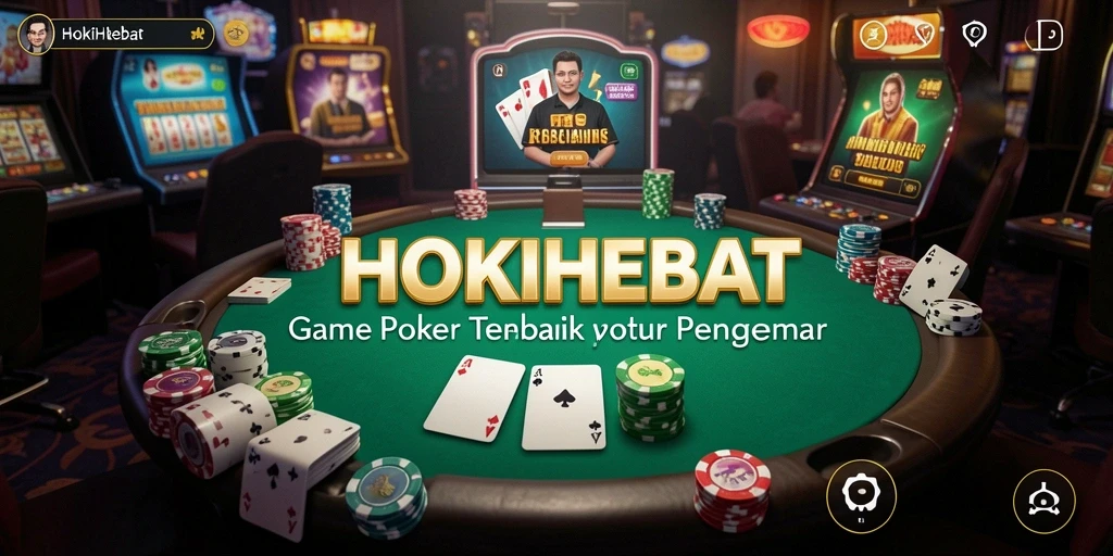 Tampilan gameplay seru penuh strategi dalam permainan Poker.