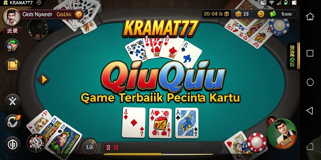 Tampilan gameplay QiuQiu yang seru dan menarik di KRAMAT77.
