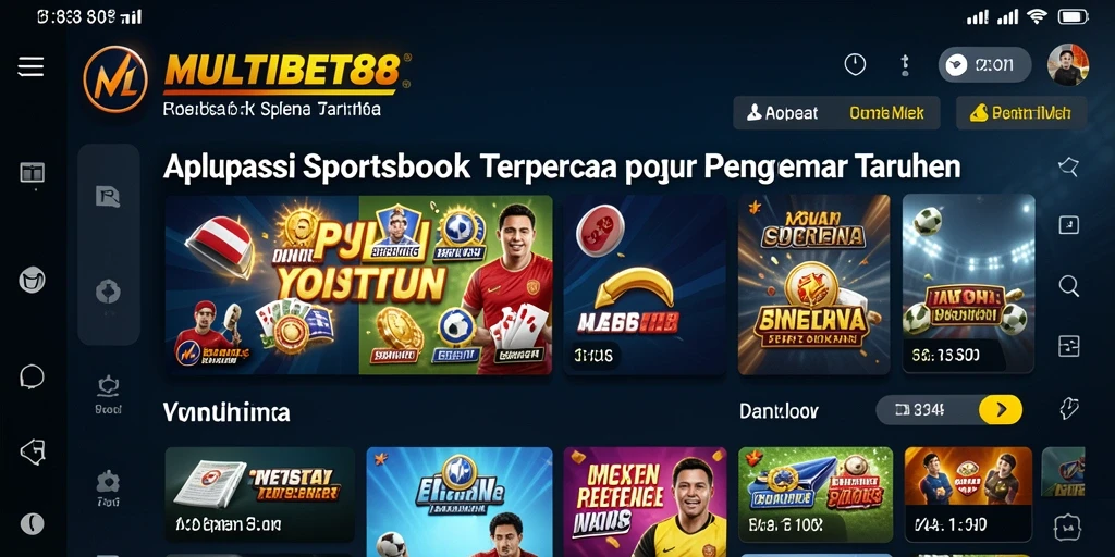 Tampilan menarik dari gameplay <strong>MULTIBET88</strong> yang menampilkan opsi taruhan olahraga.