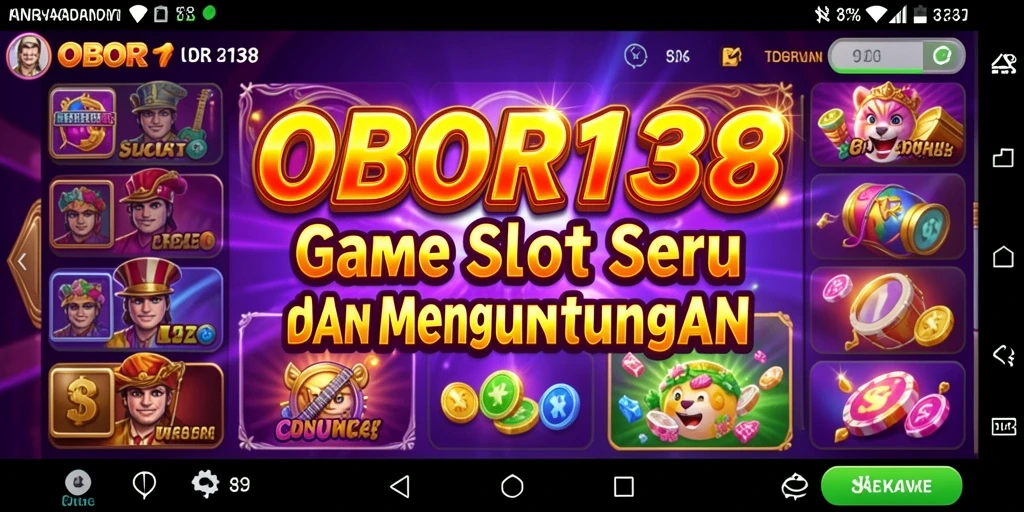 Gameplay seru dan menarik di OBOR138 dengan berbagai slot pilihan.