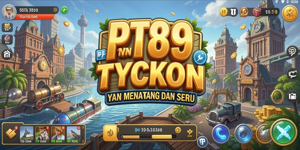 Gameplay PT89 yang seru dan menantang dalam dunia Tycoon.