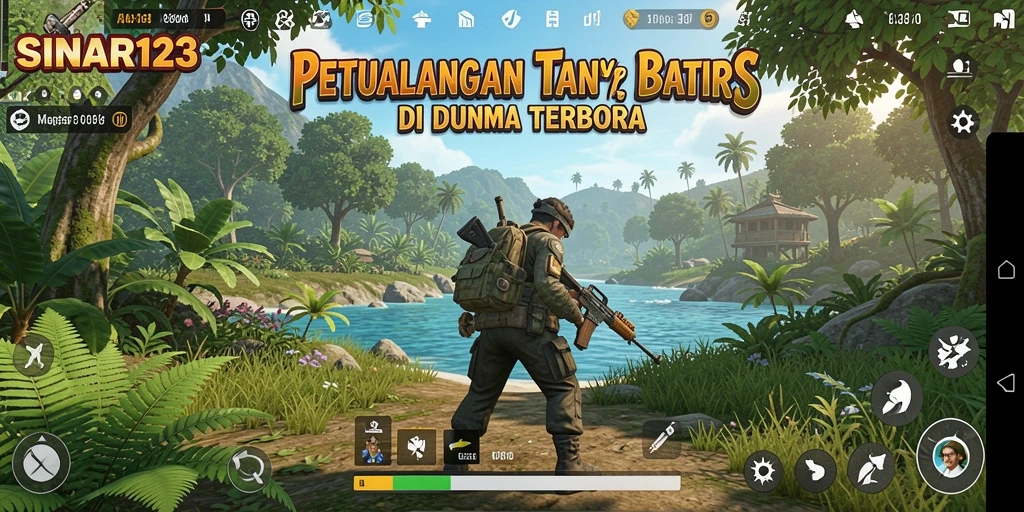 Tampilan gameplay SINAR123 yang mengesankan dan luas.