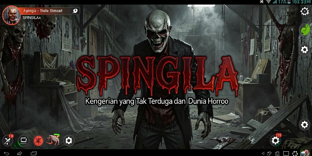 Gameplay menyeramkan SPINGILA dengan suasana mencekam yang menegangkan.