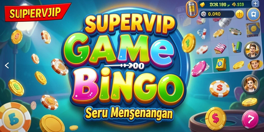 Tampilan gameplay seru dalam permainan Bingo SUPERVIP.
