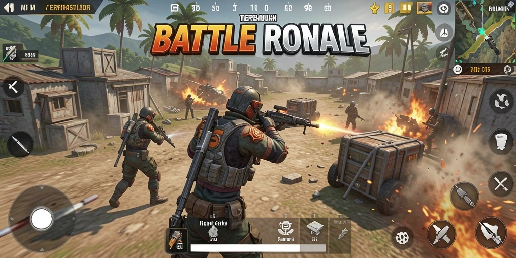 Gameplay seru T6 dalam pertempuran Battle Royale.