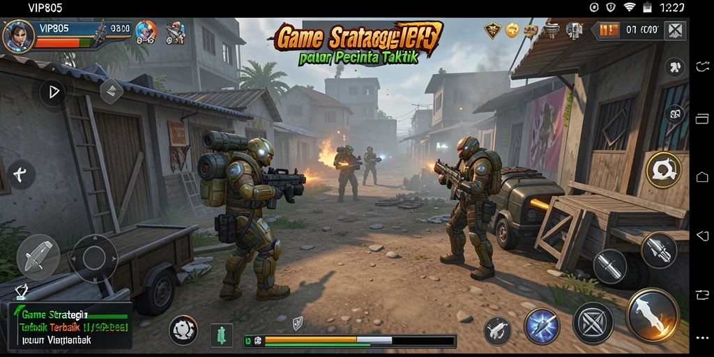 Tampilan menarik gameplay VIP805 dengan aksi strategi yang menegangkan.