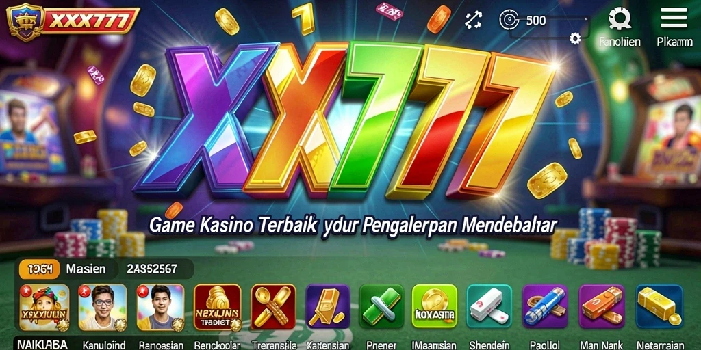 Tampilan gameplay XXX777 yang seru dan mendebarkan.
