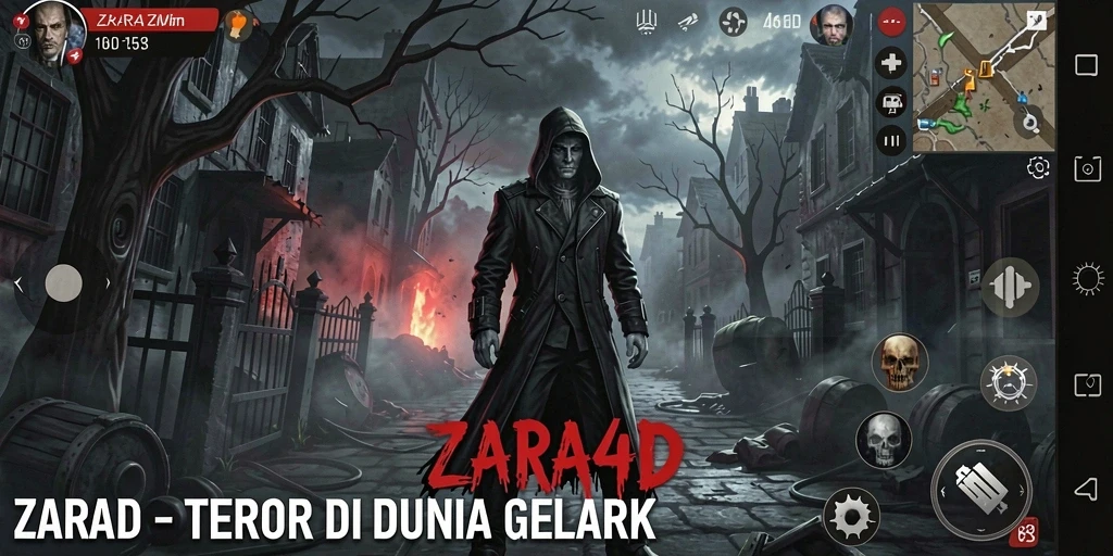 Gameplay ZARA4D yang mengerikan dengan suasana horor yang kental.